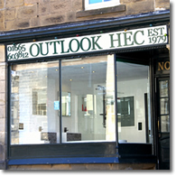 Outlook shop front Outlook shop front